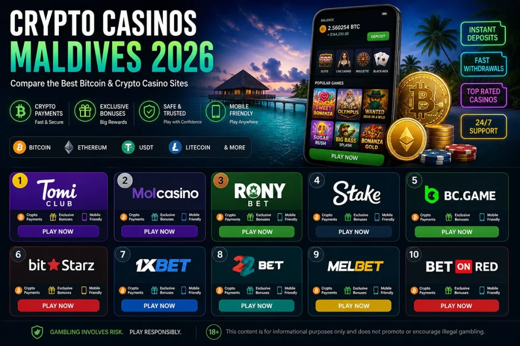 Crypto Casinos Maldives 2026